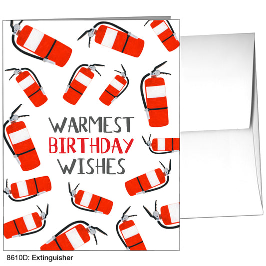 Extinguisher, Greeting Card (8610D)