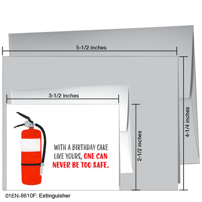 Extinguisher, Greeting Card (8610F)