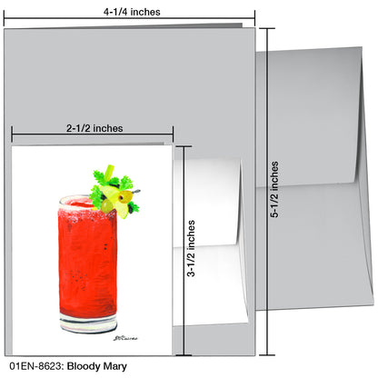 Bloody Mary, Greeting Card (8623)