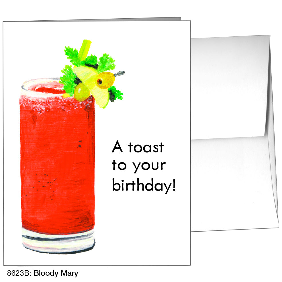 Bloody Mary, Greeting Card (8623B)
