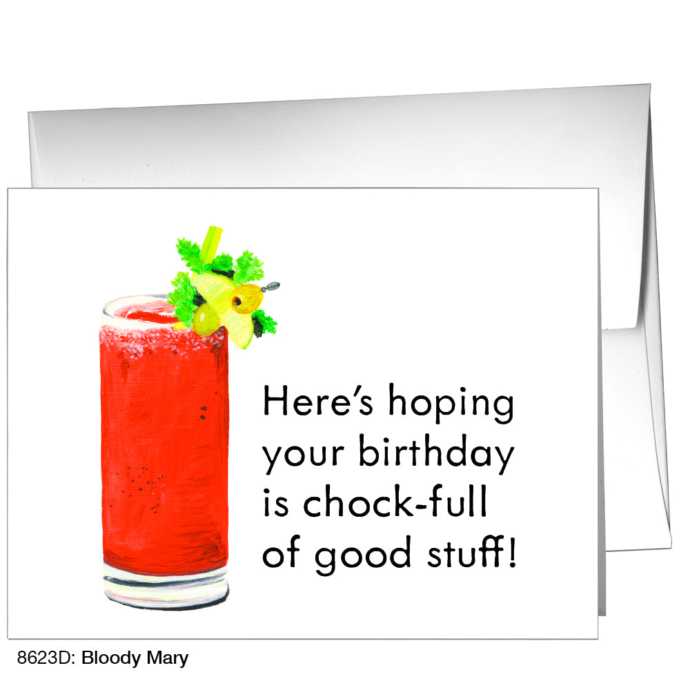 Bloody Mary, Greeting Card (8623D)