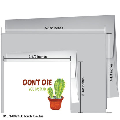 Torch Cactus, Greeting Card (8624G)