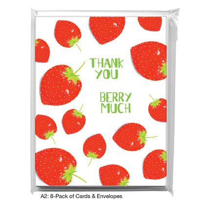 Strawberry, Greeting Card (8630D)