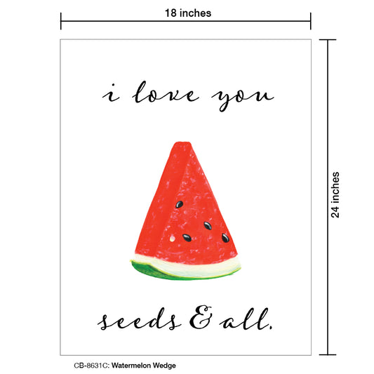 Watermelon Wedge, Card Board (8631C)