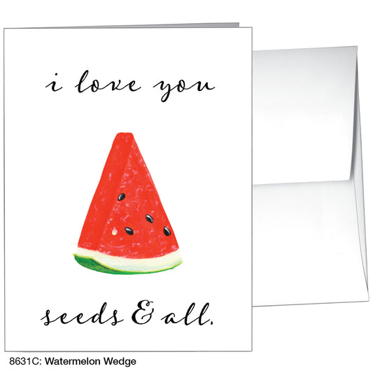 Watermelon Wedge, Greeting Card (8631C)