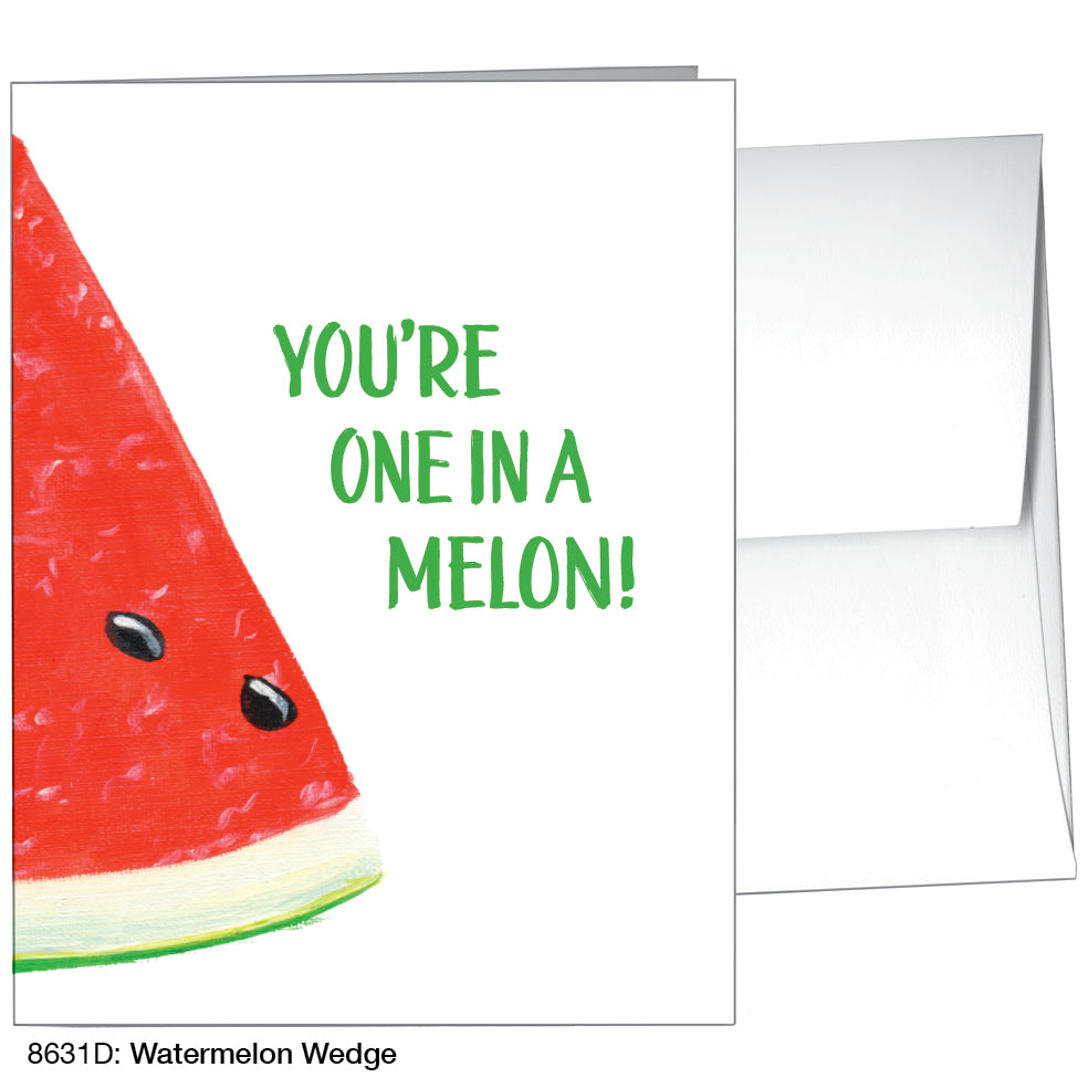 Watermelon Wedge, Greeting Card (8631D)