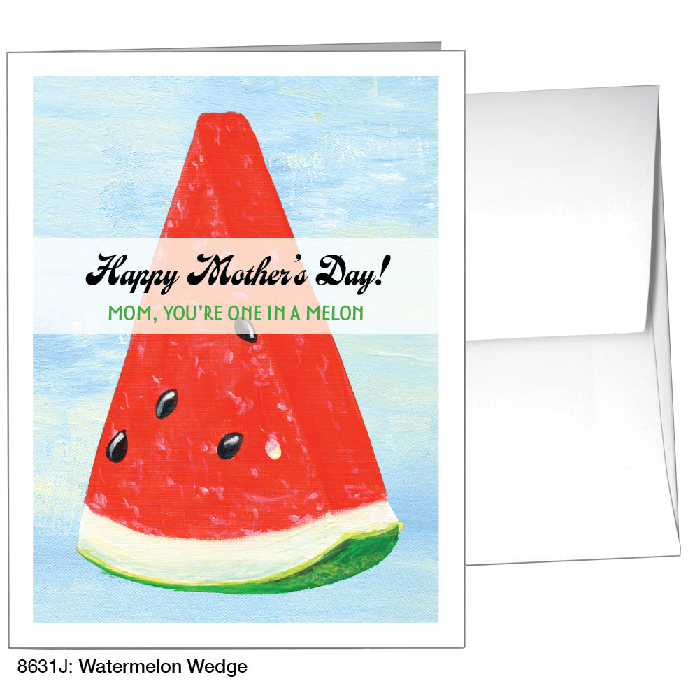 Watermelon Wedge, Greeting Card (8631J)