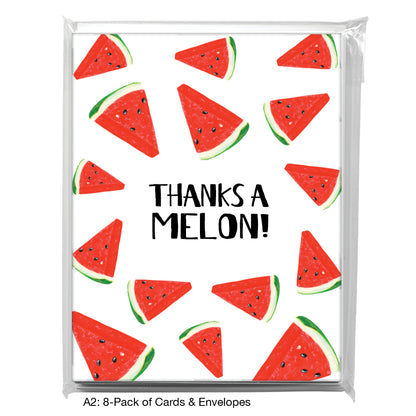 Watermelon Wedge, Greeting Card (8631M)