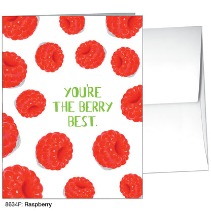 Raspberry, Greeting Card (8634F)