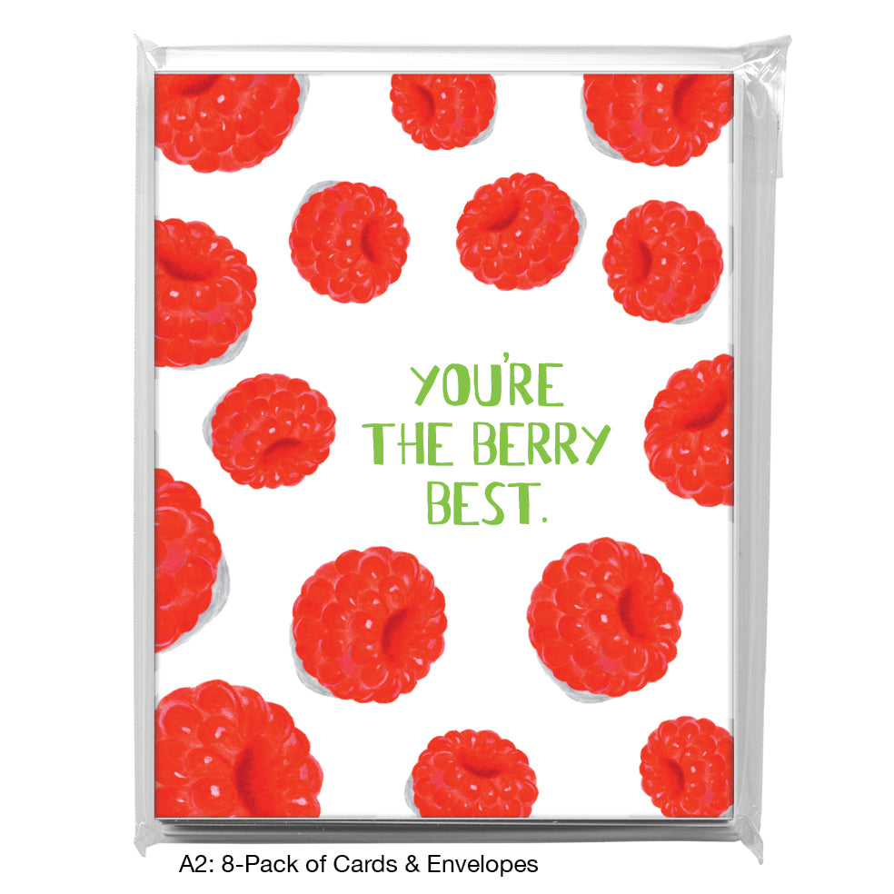 Raspberry, Greeting Card (8634F)