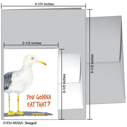 Seagull, Greeting Card (8636A)