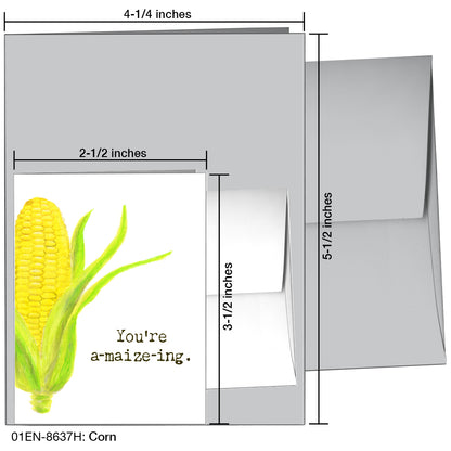 Corn, Greeting Card (8637H)