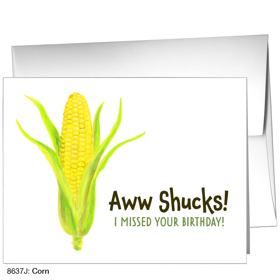 Corn, Greeting Card (8637J)