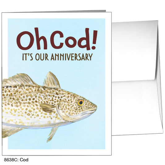 Cod, Greeting Card (8638C)