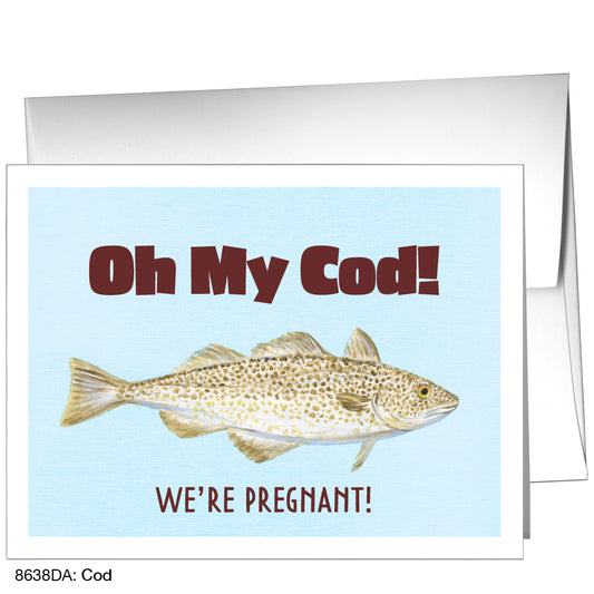 Cod, Greeting Card (8638DA)