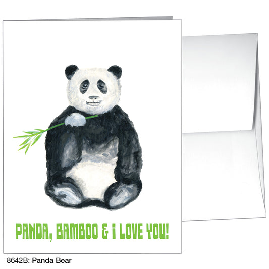 Panda Bear, Greeting Card (8642B)
