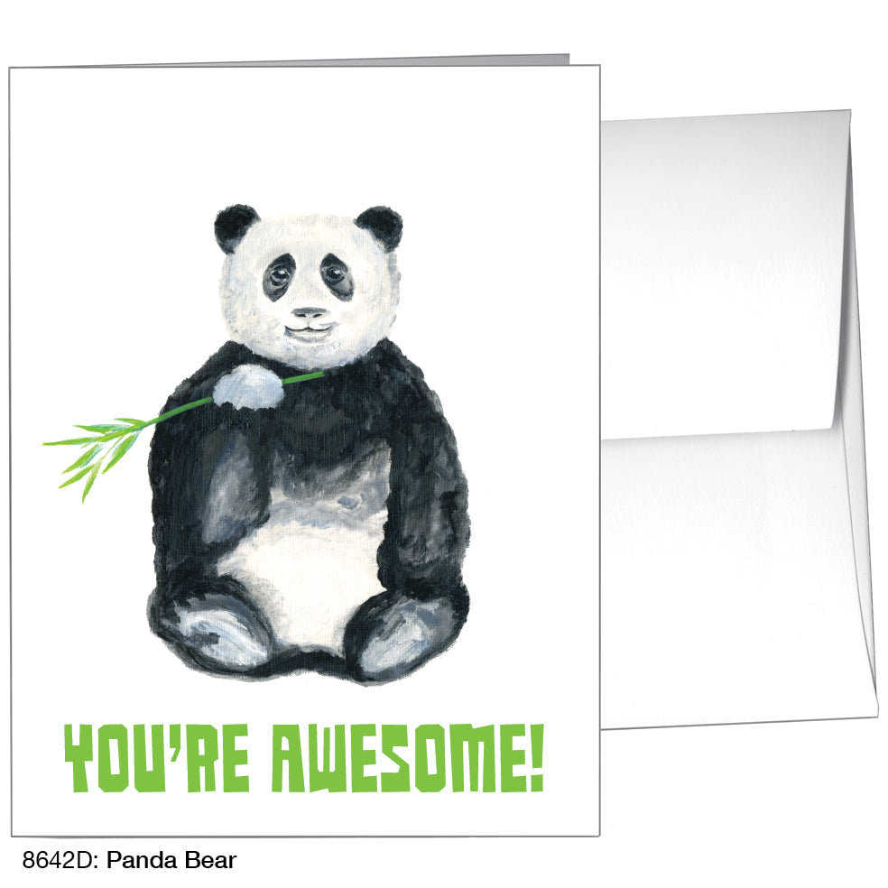 Panda Bear, Greeting Card (8642D)