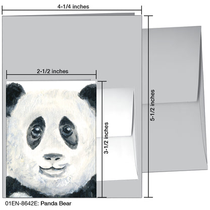 Panda Bear, Greeting Card (8642E)