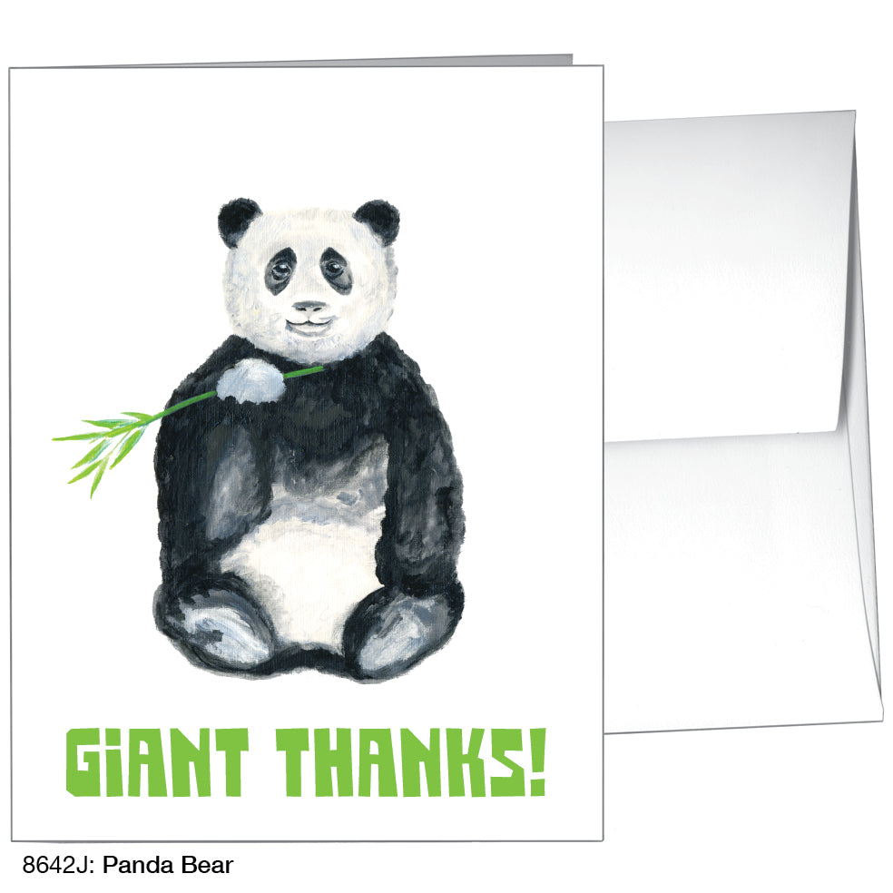 Panda Bear, Greeting Card (8642J)