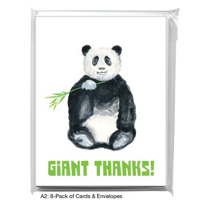 Panda Bear, Greeting Card (8642J)