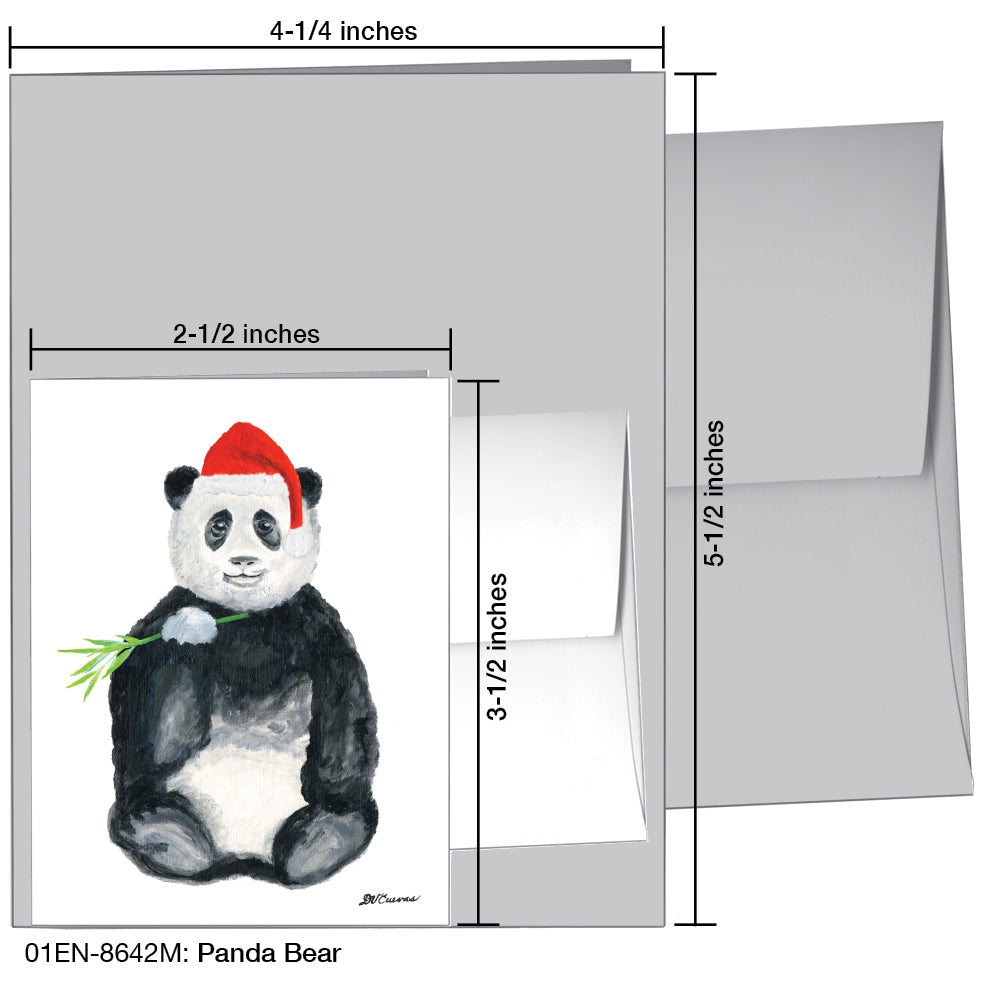Panda Bear, Greeting Card (8642M)