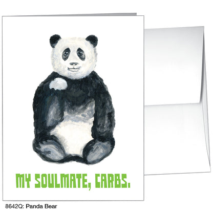 Panda Bear, Greeting Card (8642Q)