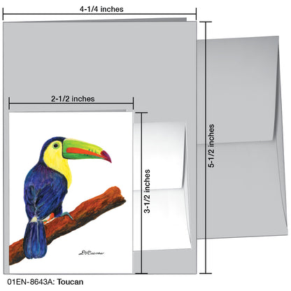 Toucan, Greeting Card (8643A)