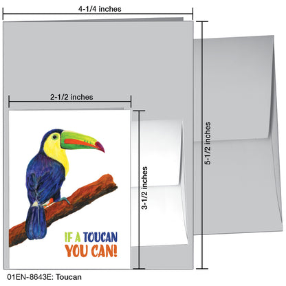 Toucan, Greeting Card (8643E)