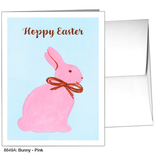 Bunny - Pink, Greeting Card (8649A)