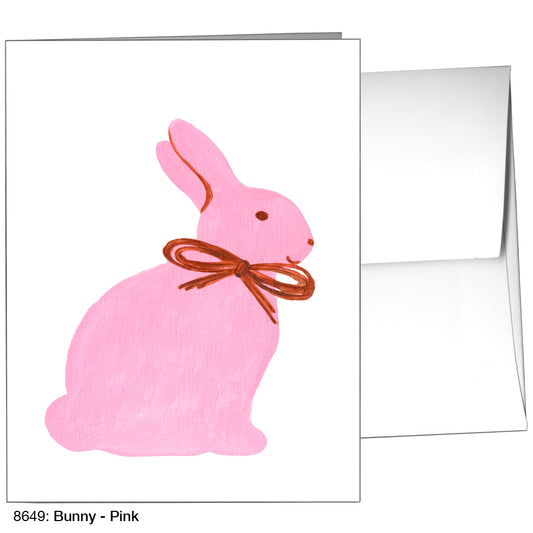 Bunny - Pink, Greeting Card (8649)