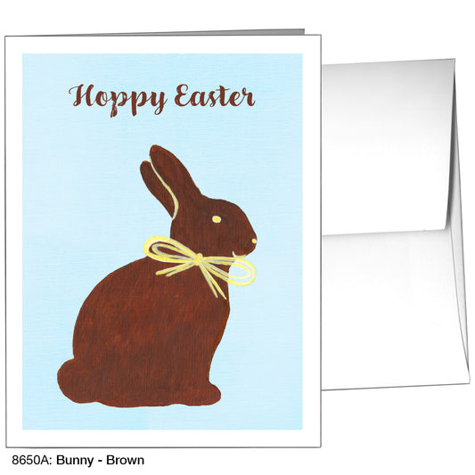 Bunny - Brown, Greeting Card (8650A)