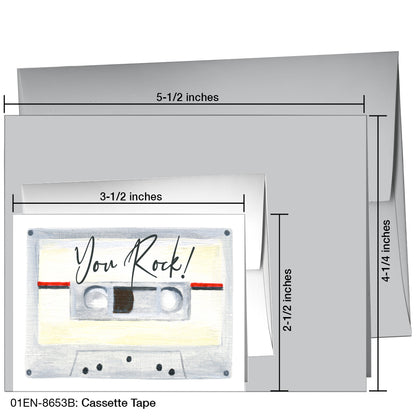 Cassette Tape, Greeting Card (8653B)