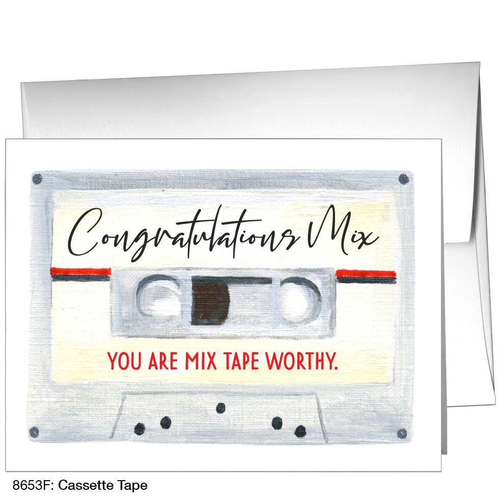 Cassette Tape, Greeting Card (8653F)