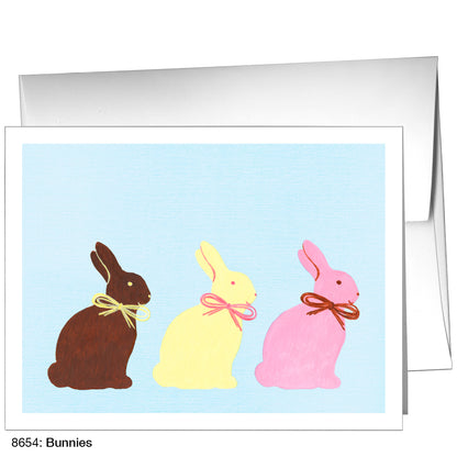 Bunnies, Greeting Card (8654)