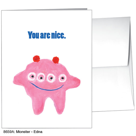 Monster - Edna, Greeting Card (8659A)