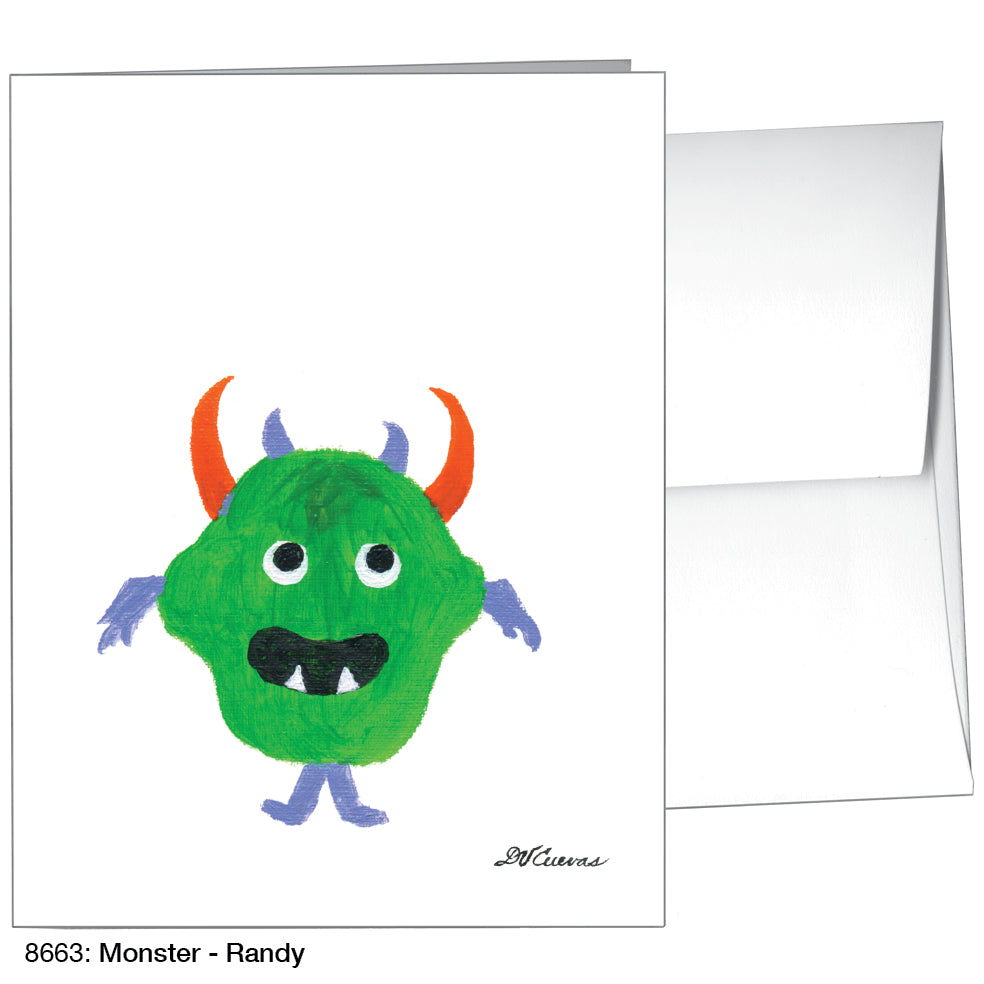 Monster - Randy, Greeting Card (8663)