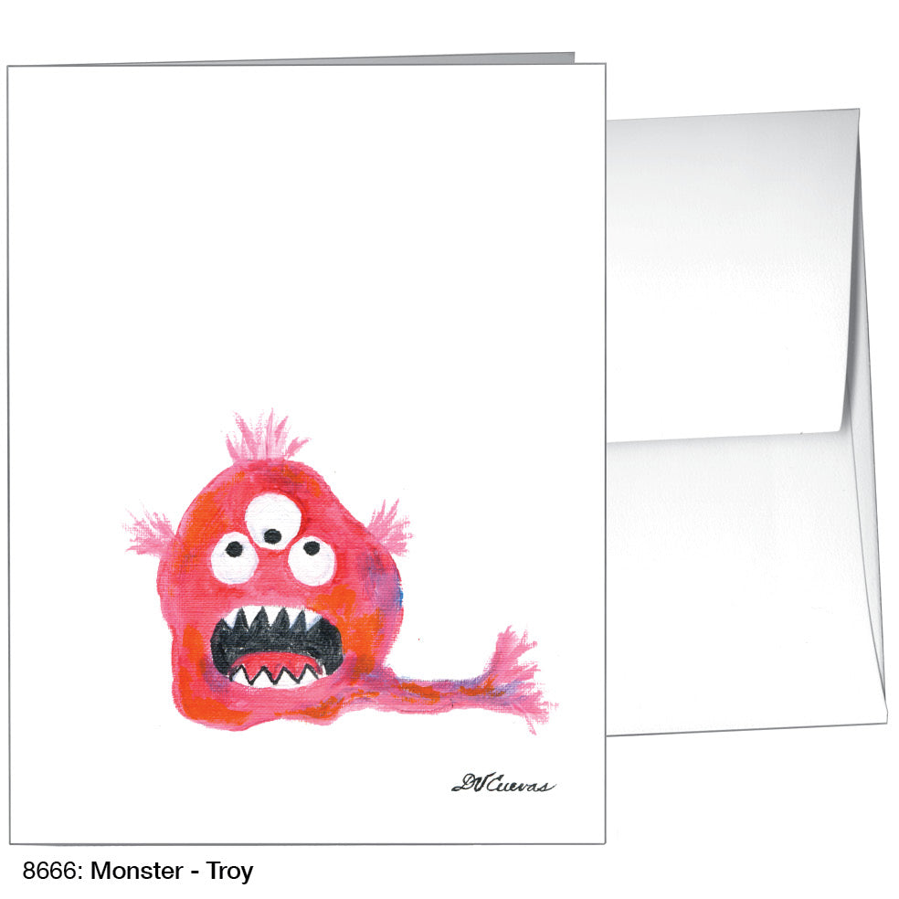 Monster - Troy, Greeting Card (8666)