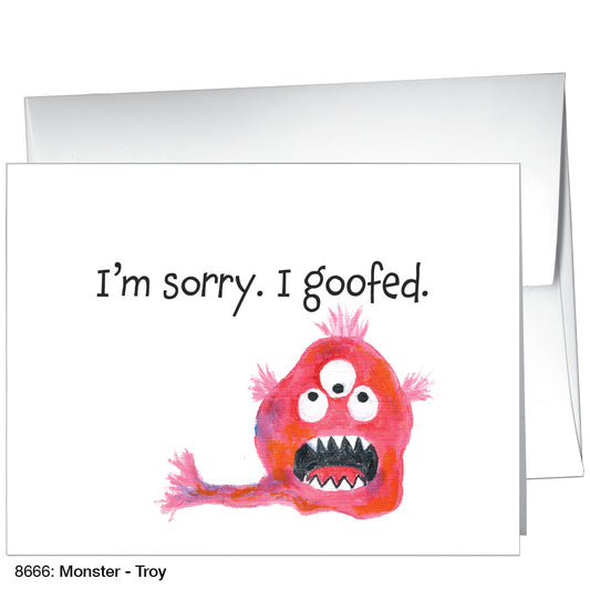 Monster - Troy, Greeting Card (8666A)