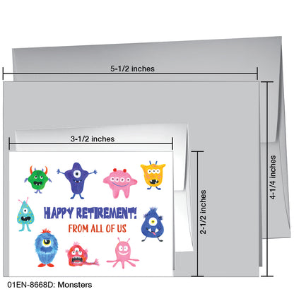 Monsters, Greeting Card (8668D)