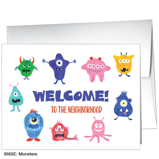 Monsters, Greeting Card (8668E)