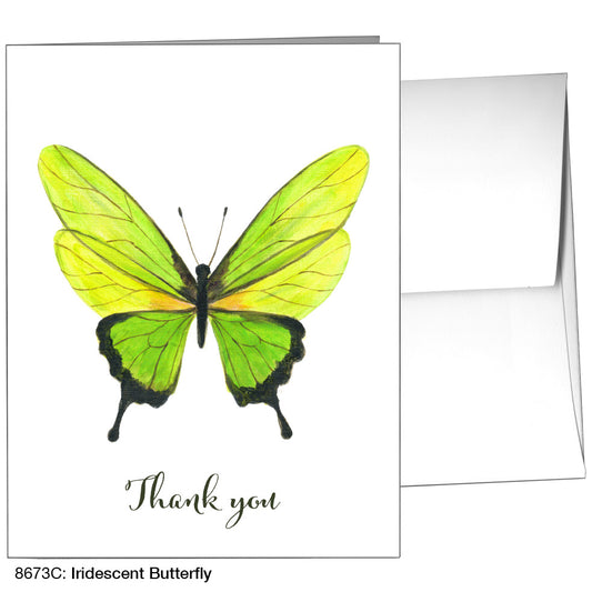 Iridescent Butterfly, Greeting Card (8673C)