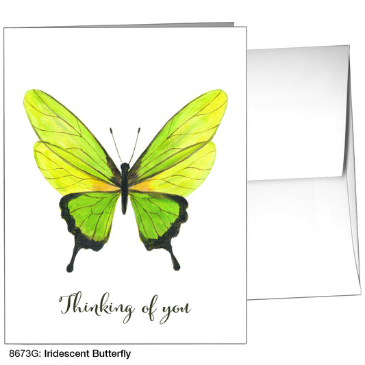 Iridescent Butterfly, Greeting Card (8673G)