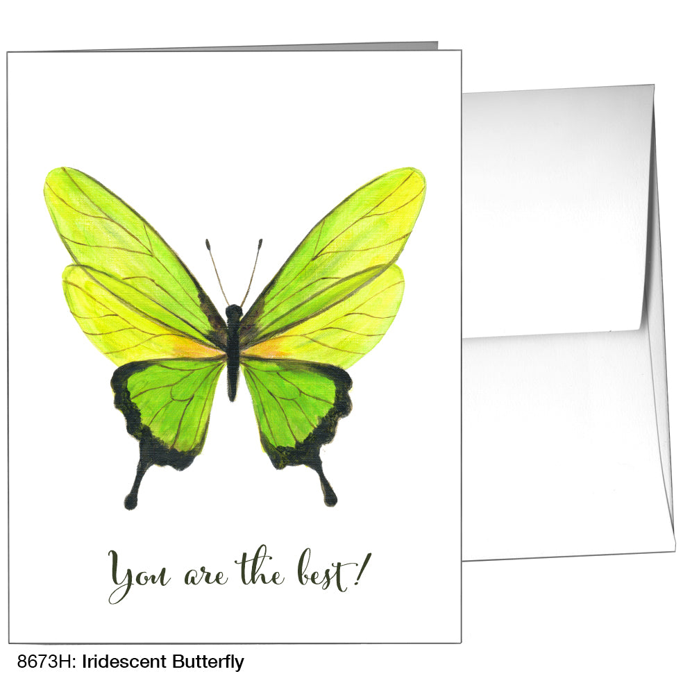 Iridescent Butterfly, Greeting Card (8673H)