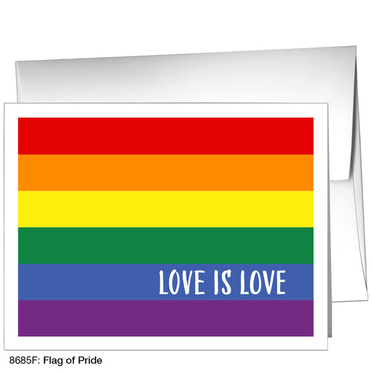 Flag of Pride, Greeting Card (8685F)