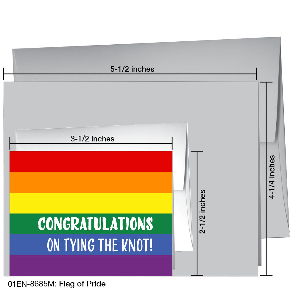 Flag of Pride, Greeting Card (8685M)
