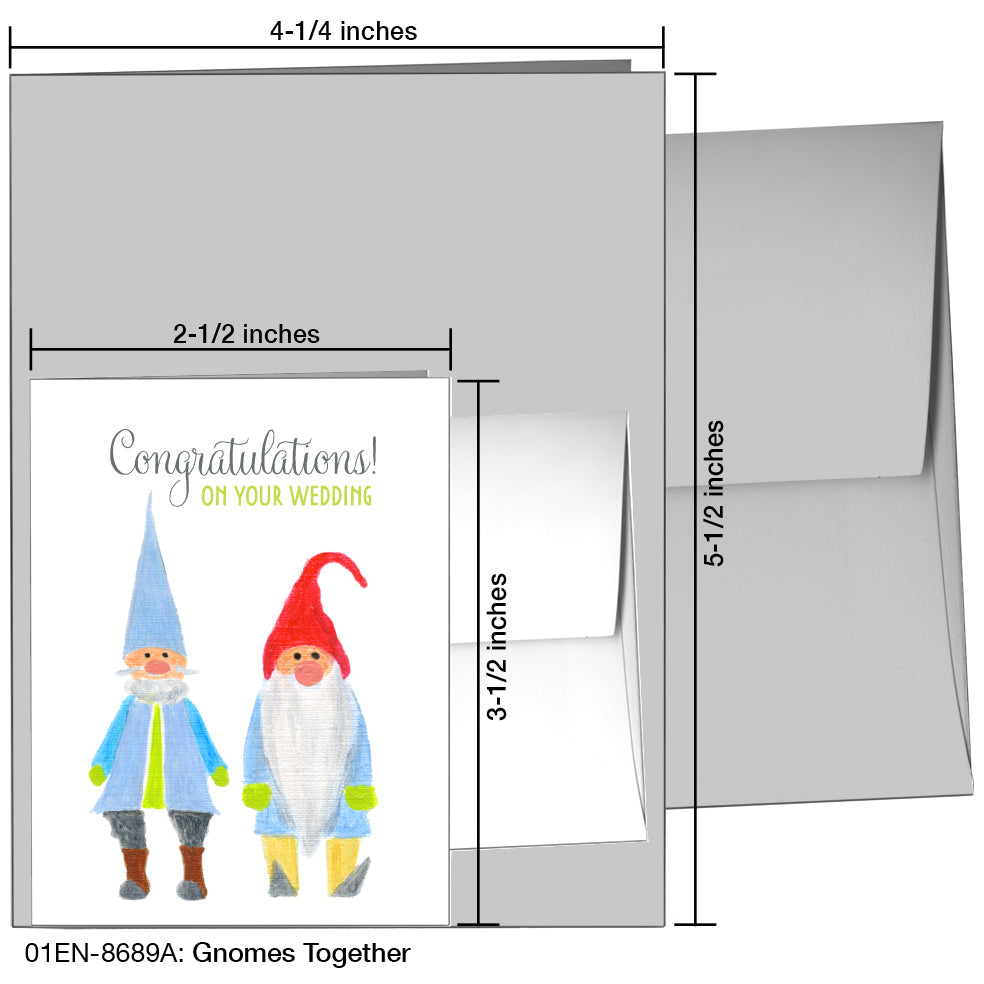 Gnomes Together, Greeting Card (8689A)