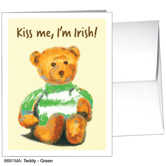 Teddy - Green, Greeting Card (8691MA)