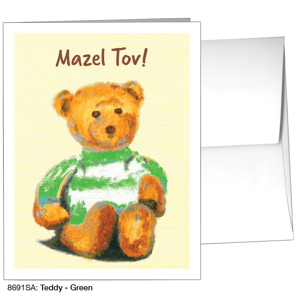 Teddy - Green, Greeting Card (8691SA)
