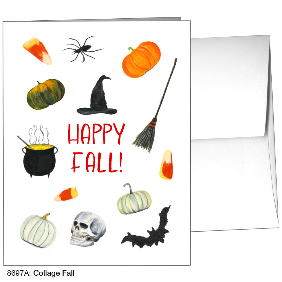 Collage Fall, Greeting Card (8697A)