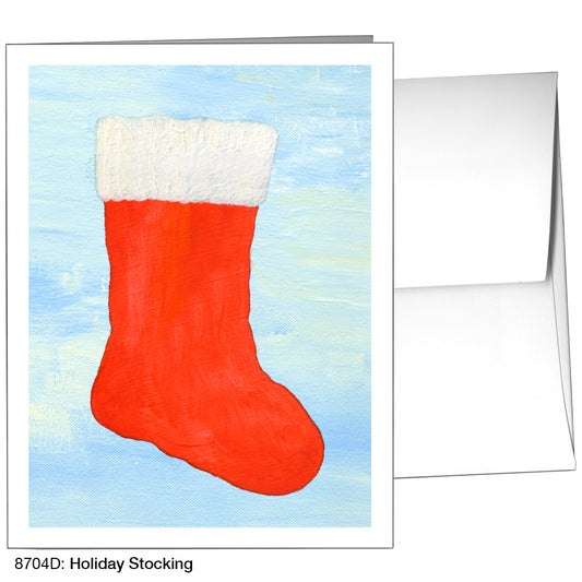 Holiday Stocking, Greeting Card (8704D)